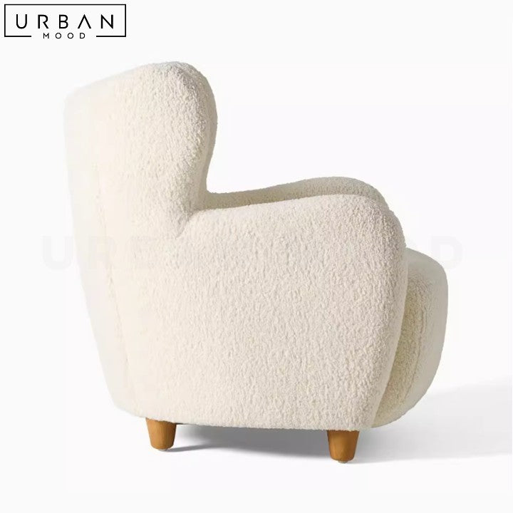 BROŅ Japandi Boucle Armchair