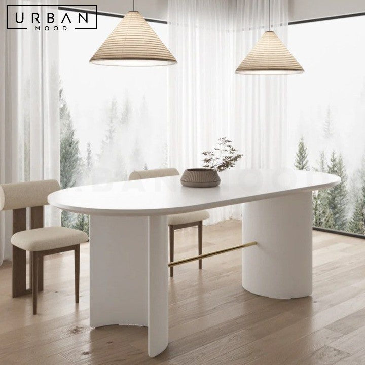 BOUYANT Modern Solid Wood Dining Table