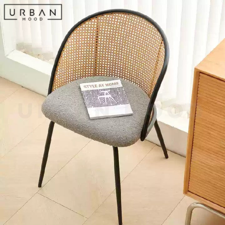 BRUCKNER Modern Rattan Dining Chair
