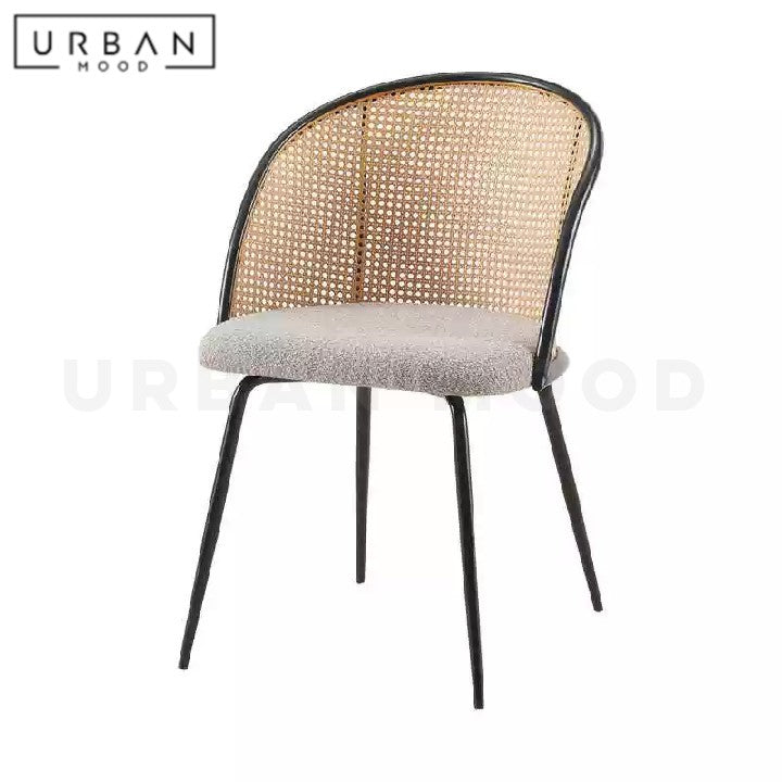 BRUCKNER Modern Rattan Dining Chair