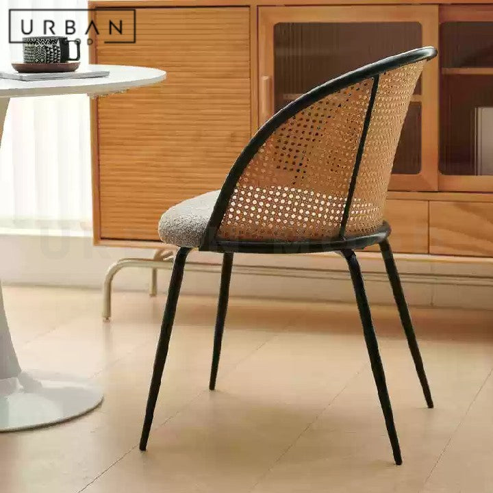 BRUCKNER Modern Rattan Dining Chair