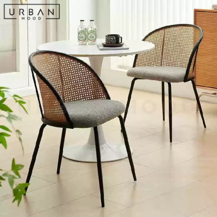 BRUCKNER Modern Rattan Dining Chair