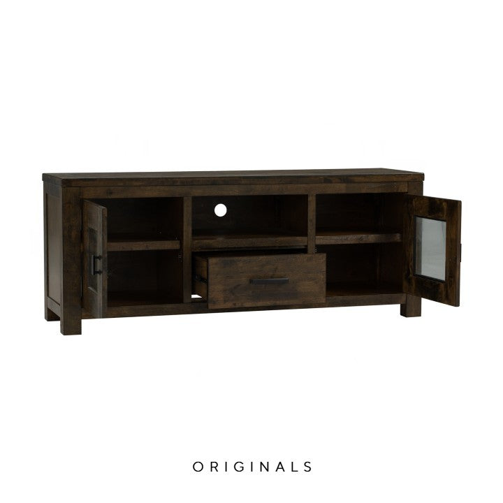 BRUNIL Rustic Solid Wood TV Console