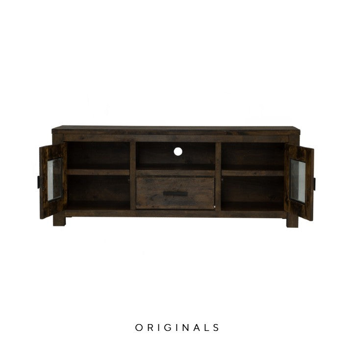 BRUNIL Rustic Solid Wood TV Console