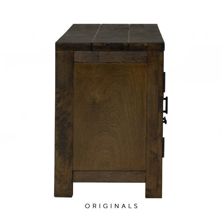 BRUNIL Rustic Solid Wood TV Console
