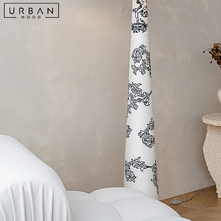 BRYN Parisian Fabric Floor Lamp