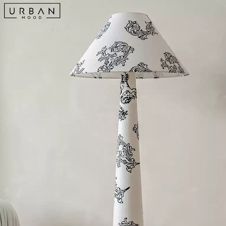 BRYN Parisian Fabric Floor Lamp