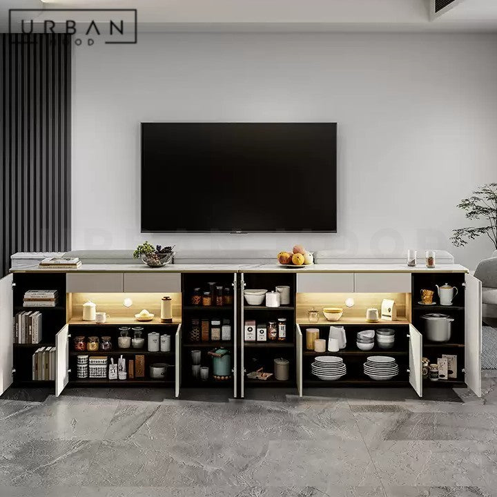 BUCHNER Modern Slim Sintered Stone Sideboard