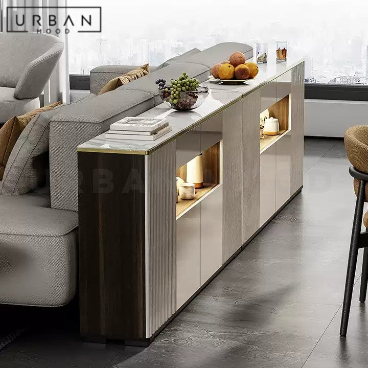 BUCHNER Modern Slim Sintered Stone Sideboard