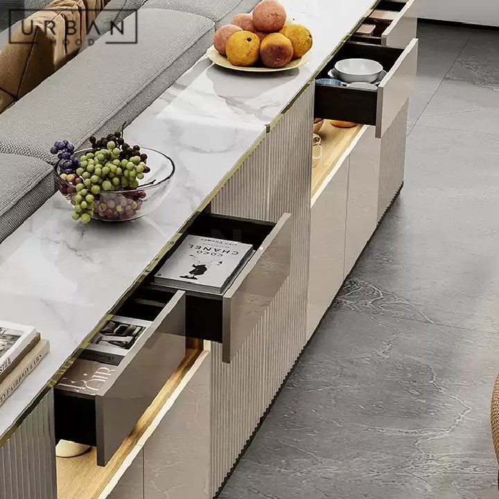 BUCHNER Modern Slim Sintered Stone Sideboard