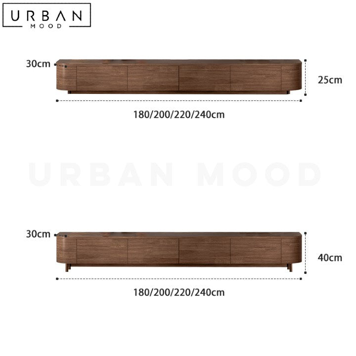 BUCH Modern Solid Wood TV Console