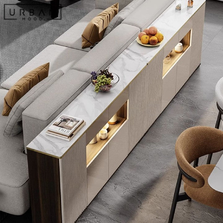 BUCHNER Modern Slim Sintered Stone Sideboard