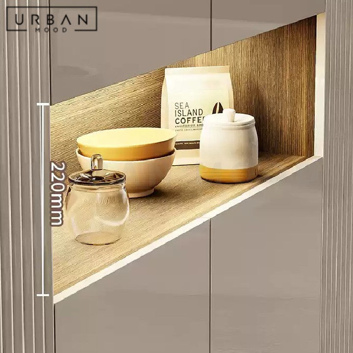BUCHNER Modern Slim Sintered Stone Sideboard