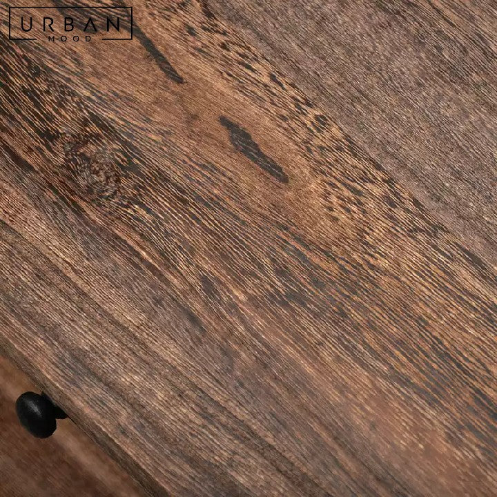 BUDIMIR Rustic Solid Wood TV Console