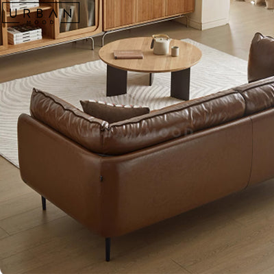 BUDWIN Vintage Leather Sofa