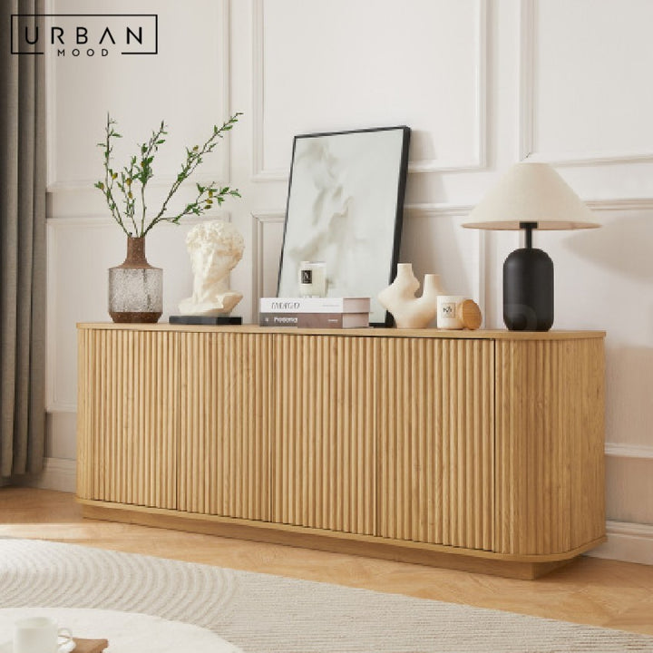 BUENA Modern Solid Wood Sideboard