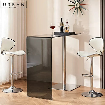 BULLER Modern Glass Bar Table