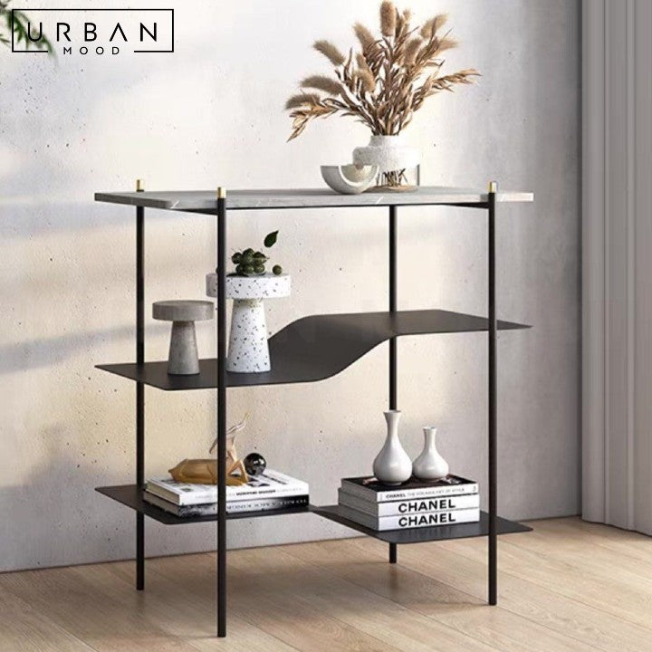 BUMI Minimalist Sintered Stone Display Shelf