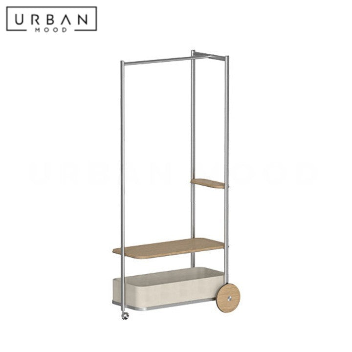 BUNSO Modern Freestanding Clothes Rack