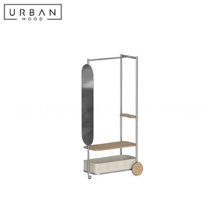 BUNSO Modern Freestanding Clothes Rack
