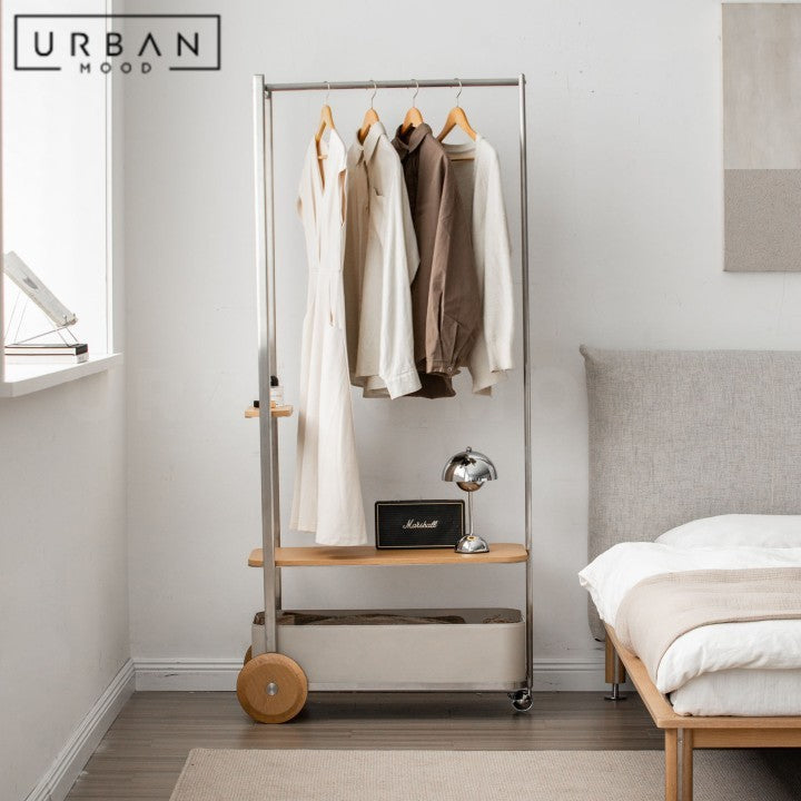 BUNSO Modern Freestanding Clothes Rack