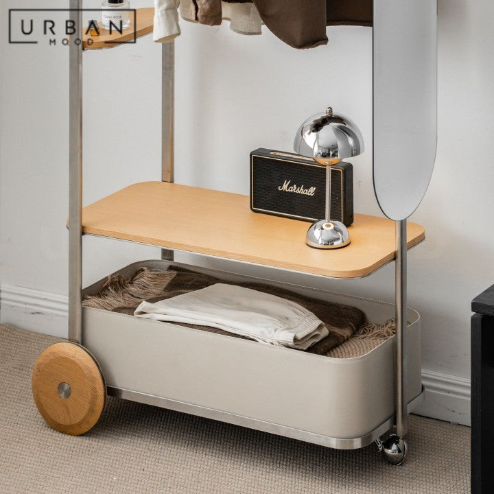 BUNSO Modern Freestanding Clothes Rack