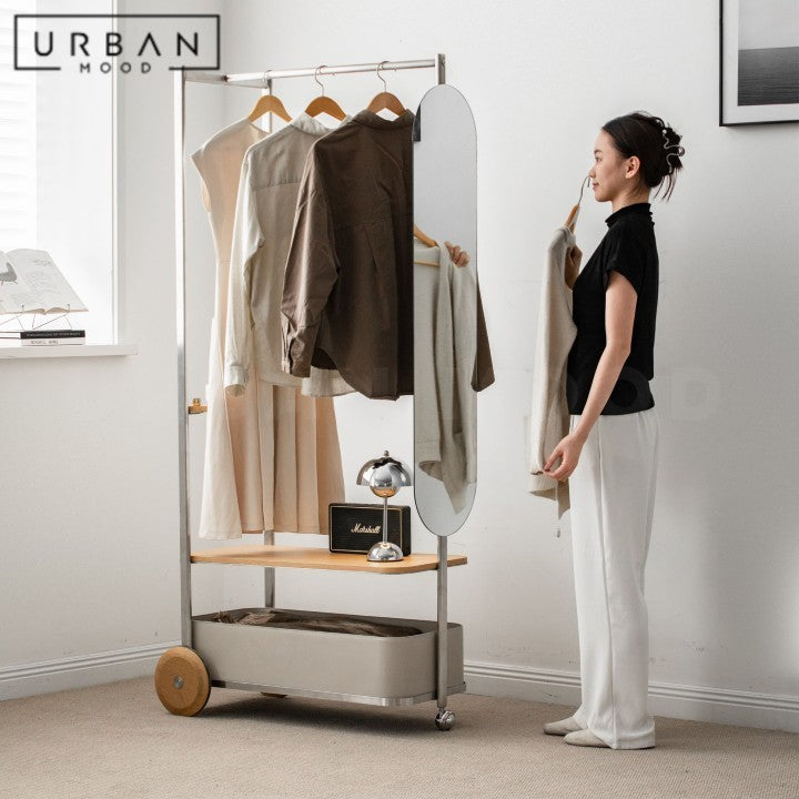 BUNSO Modern Freestanding Clothes Rack