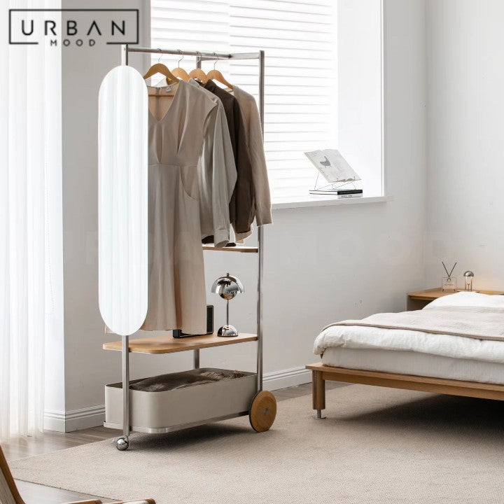 BUNSO Modern Freestanding Clothes Rack