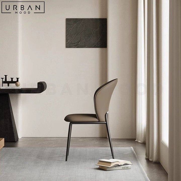 BURJE Modern Leather Dining Chair