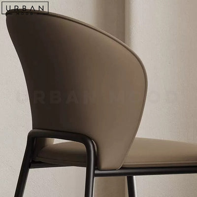 BURJE Modern Leather Dining Chair