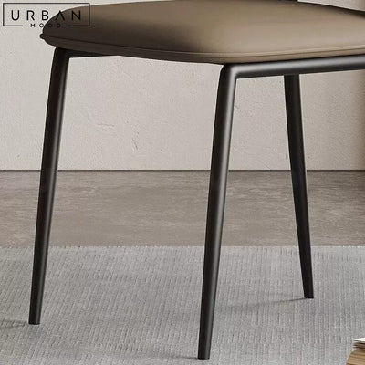 BURJE Modern Leather Dining Chair