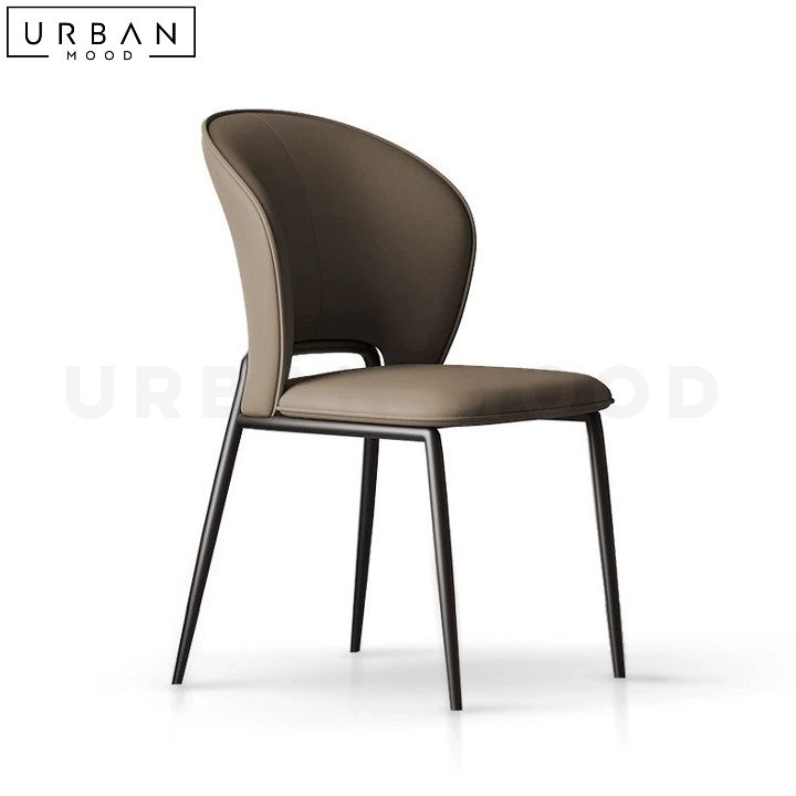 BURJE Modern Leather Dining Chair