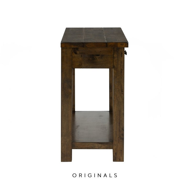 BUSHI Modern Solid Wood Console Table