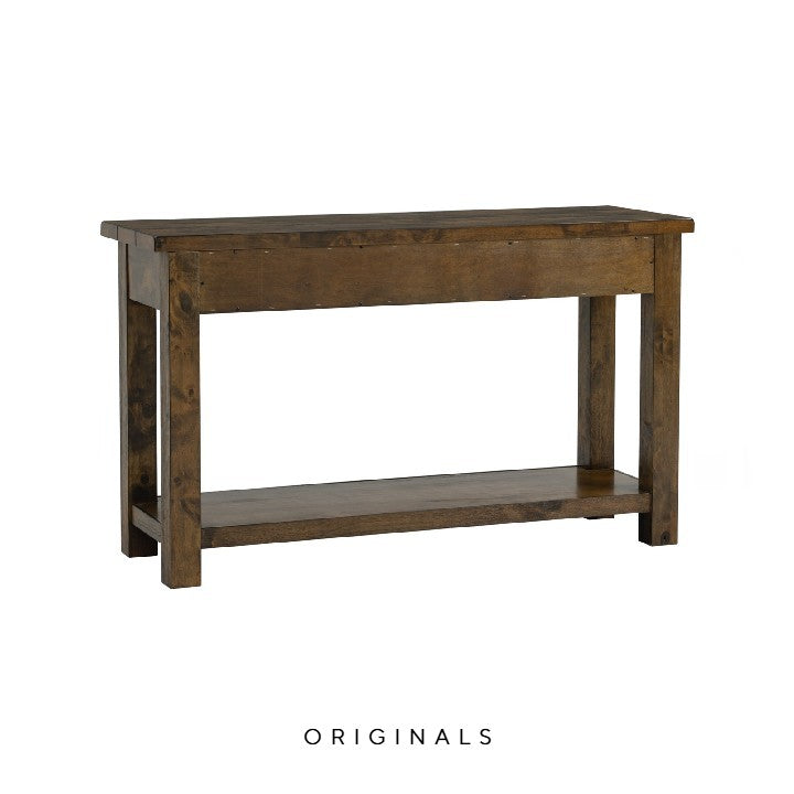BUSHI Modern Solid Wood Console Table