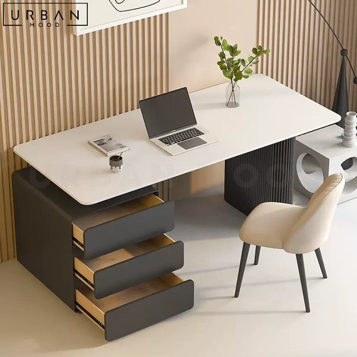 BUSTOS Modern Sintered Stone Study Table