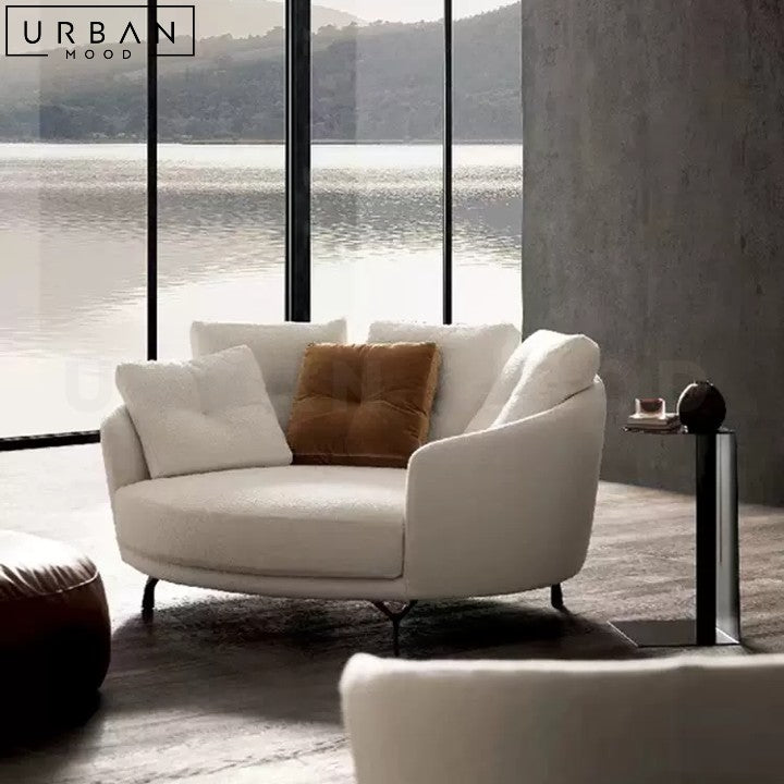 BUTLER Modern Fabric Lounge Chair