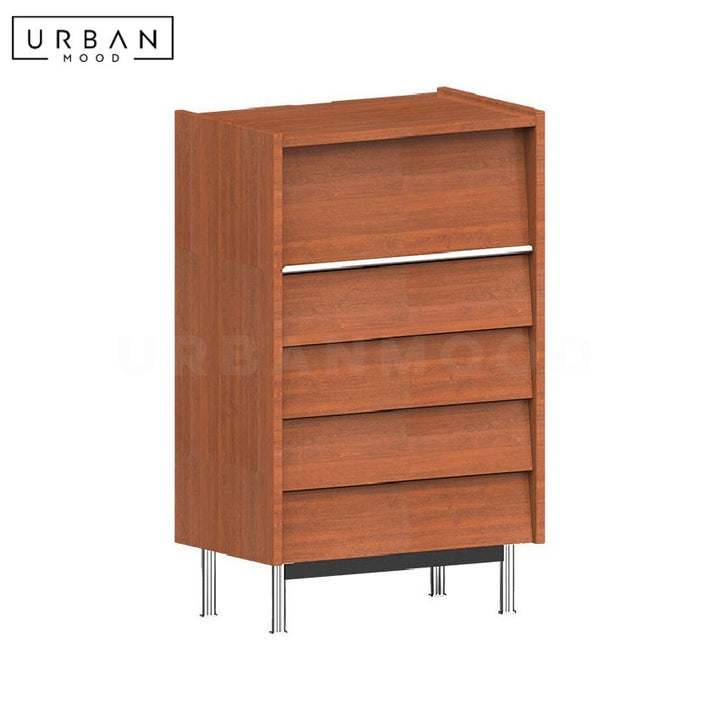 BUTTER Japandi Solid Wood Chest Of Drawers