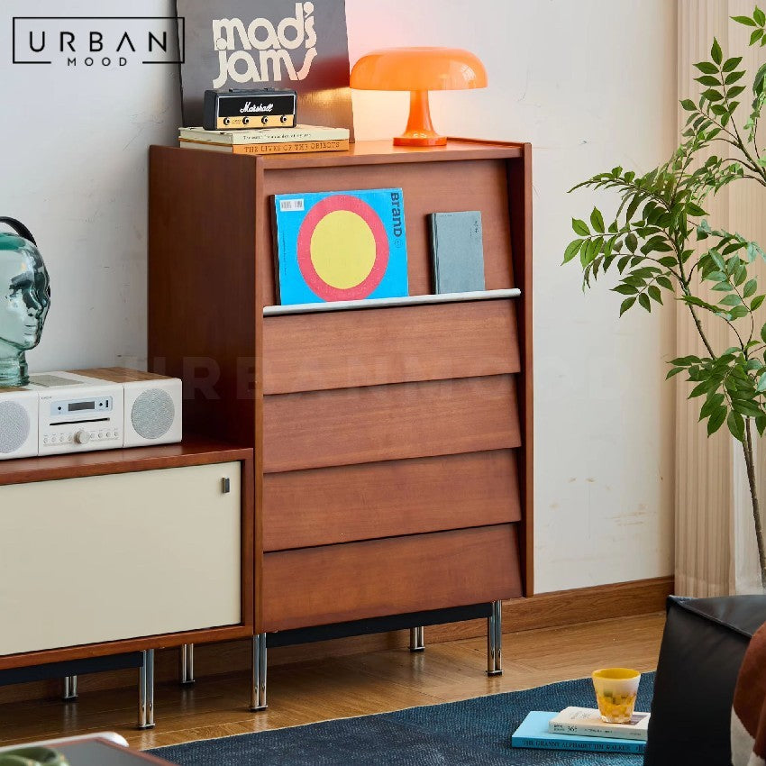 BUTTER Japandi Solid Wood Chest Of Drawers