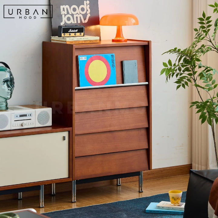 BUTTER Japandi Solid Wood Chest Of Drawers