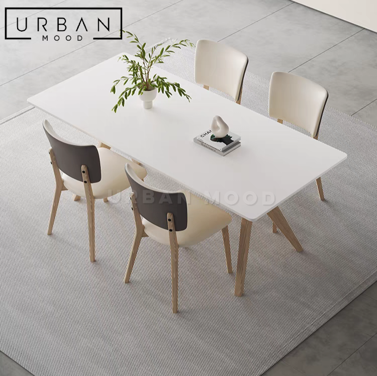 BARRETT Japandi Sintered Stone Dining Table & Chairs