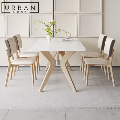 BARRETT Japandi Sintered Stone Dining Table & Chairs