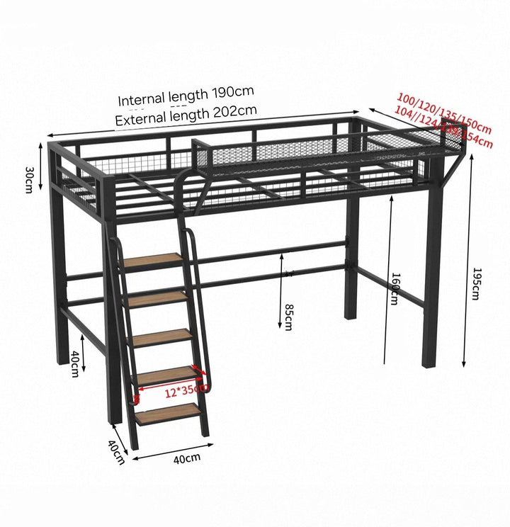 BENJY Modern Loft Bedframe