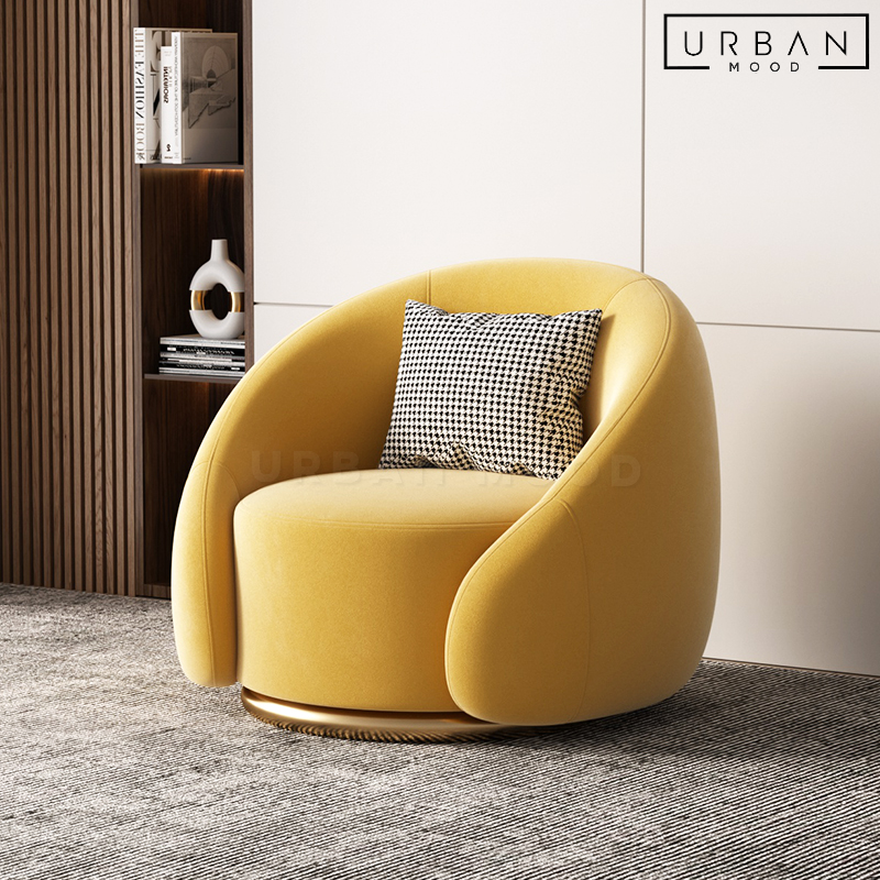 BENSON Modern Velvet Armchair