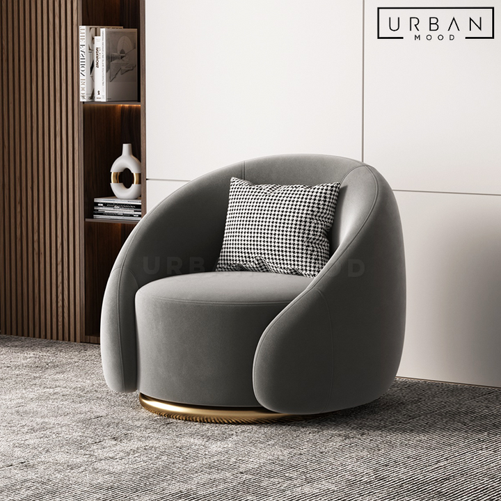 BENSON Modern Velvet Armchair