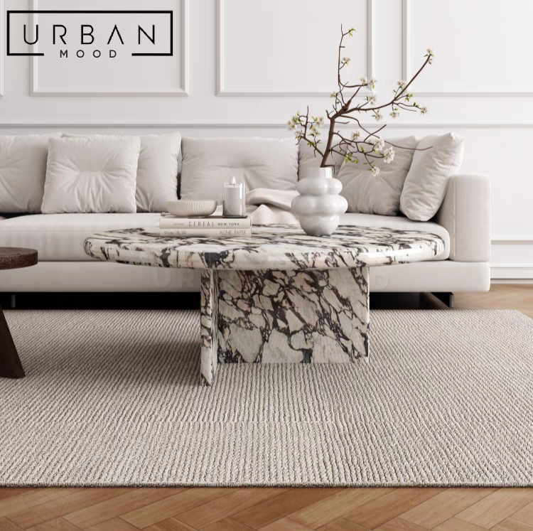 BIANCO Modern Round Marble Coffee Table