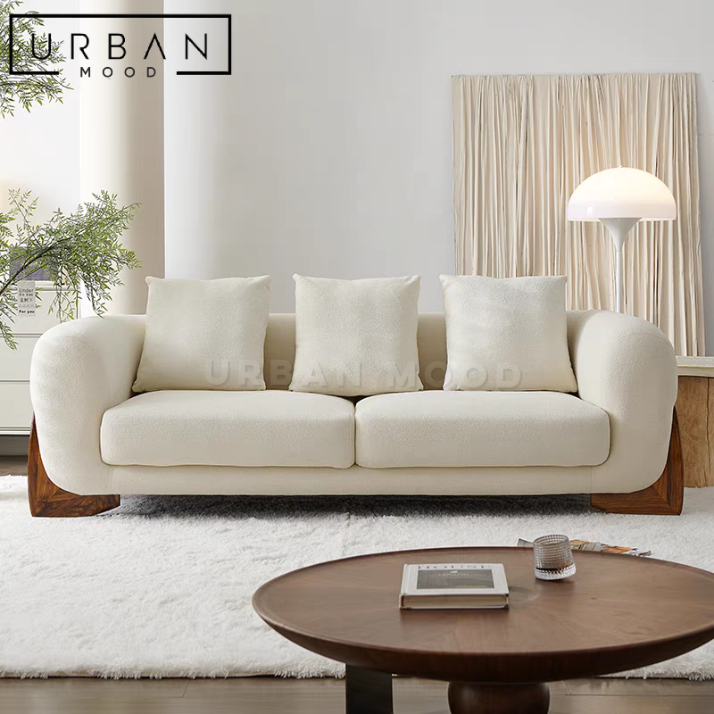 BOBBINS Modern Boucle Sofa