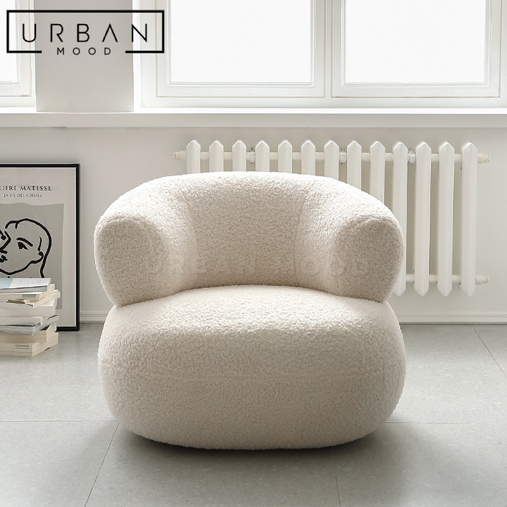 BOBBY Modern Boucle Armchair