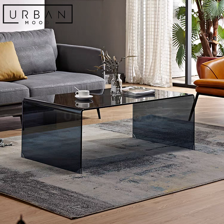 BRITT Minimalist Glass Coffee Table