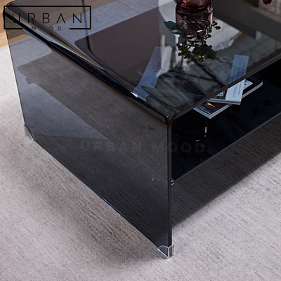 BRITT Minimalist Glass Coffee Table