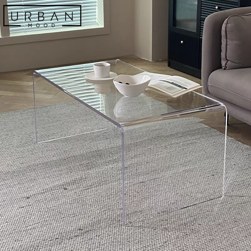 BRITT Minimalist Glass Coffee Table